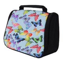 Watercolor Butterflies Full Print Travel Pouch (small) by SychEva