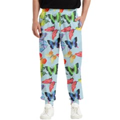 Watercolor Butterflies Men s Elastic Waist Pants by SychEva