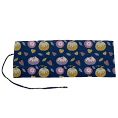 Autumn Pumpkins Roll Up Canvas Pencil Holder (s) by SychEva