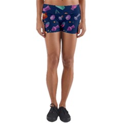 Jugs And Vases Yoga Shorts by SychEva