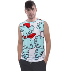 Doodle Poodle  Men s Regular Tank Top by IIPhotographyAndDesigns