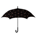 Funny Ugly Bird Drawing Print Pattern Hook Handle Umbrellas (Large) View3