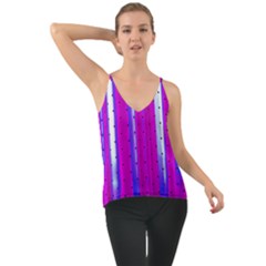 Warped Stripy Dots Chiffon Cami by essentialimage365