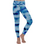 Blue Waves Abstract Series No5 Kids  Lightweight Velour Classic Yoga Leggings