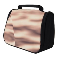 Pink  Waves Abstract Series No6 Full Print Travel Pouch (small) by DimitriosArt