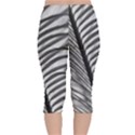 Cycas Leaf The Shadows Velvet Capri Leggings  View2