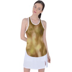 Orange Papyrus Abstract Racer Back Mesh Tank Top by DimitriosArt