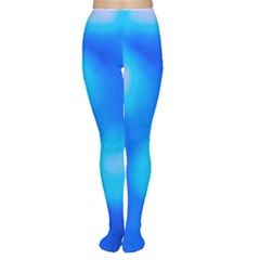 Blue Vibrant Abstract Tights by DimitriosArt