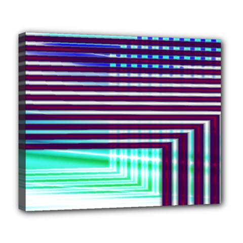 Gradient Deluxe Canvas 24  X 20  (stretched) by Sparkle