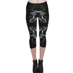 Digital Illusion Capri Leggings 