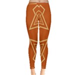 Abstract pattern geometric backgrounds   Inside Out Leggings