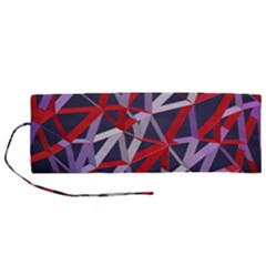 3d Lovely Geo Lines Vii Roll Up Canvas Pencil Holder (m) by Uniqued