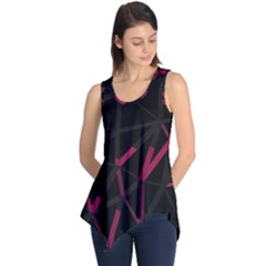 3d Lovely Geo Lines Viii Sleeveless Tunic by Uniqued