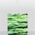 Green  Waves Abstract Series No13 Full Print Rope Handle Tote (Large) View2