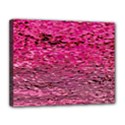 Pink  Waves Flow Series 1 Canvas 14  x 11  (Stretched) View1
