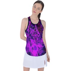 Bromide Diamonds Racer Back Mesh Tank Top by MRNStudios