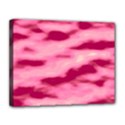 Pink  Waves Flow Series 4 Canvas 14  x 11  (Stretched) View1