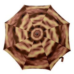 Gold Waves Flow Series 2 Hook Handle Umbrellas (large) by DimitriosArt