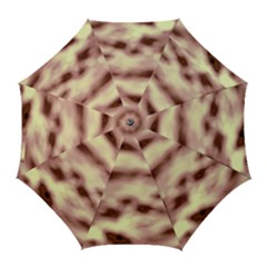 Pink  Waves Flow Series 10 Golf Umbrellas by DimitriosArt