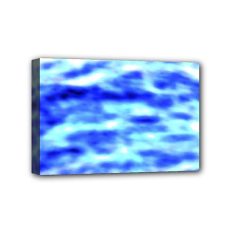 Blue Waves Flow Series 5 Mini Canvas 6  X 4  (stretched) by DimitriosArt