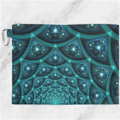 Fractal Canvas Cosmetic Bag (xxxl) by Sparkle