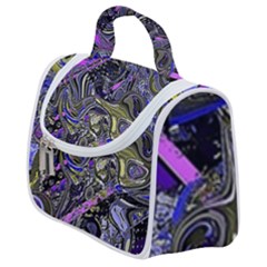 Deconstructed Green Satchel Handbag by MRNStudios