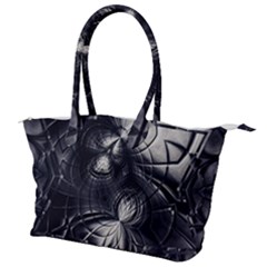 Charcoal Faker Canvas Shoulder Bag by MRNStudios