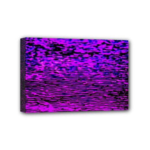 Magenta Waves Flow Series 2 Mini Canvas 6  X 4  (stretched) by DimitriosArt
