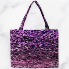 Purple  Waves Abstract Series No2 Mini Tote Bag by DimitriosArt