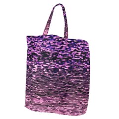 Purple  Waves Abstract Series No2 Giant Grocery Tote by DimitriosArt