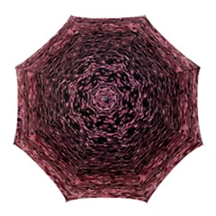 Pink  Waves Flow Series 11 Golf Umbrellas by DimitriosArt