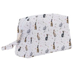 Cute Rabbit Wristlet Pouch Bag (large) by SychEva