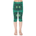 Abstract pattern geometric backgrounds   Kids  Capri Leggings 
