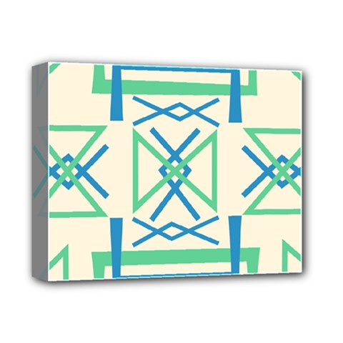 Abstract Pattern Geometric Backgrounds   Deluxe Canvas 14  X 11  (stretched) by Eskimos