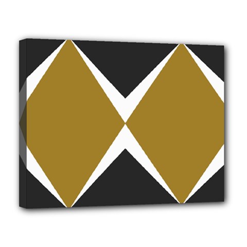 Abstract Pattern Geometric Backgrounds   Canvas 14  X 11  (stretched) by Eskimos