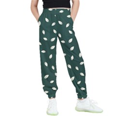 Leaves Pattern Kids  Elastic Waist Pants by CoshaArt