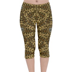 Soft As A Kitten Velvet Capri Leggings  by pepitasart