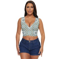 Mandala  Women s Sleeveless Wrap Top by zappwaits