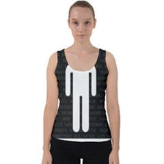 A Wordsearch For Our Times Velvet Tank Top by WetdryvacsLair