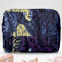 Glitch Witch Ii Make Up Pouch (large) by MRNStudios