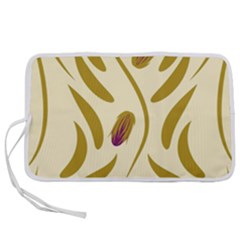 Folk Flowers Print Floral Pattern Ethnic Art Pen Storage Case (l) by Eskimos