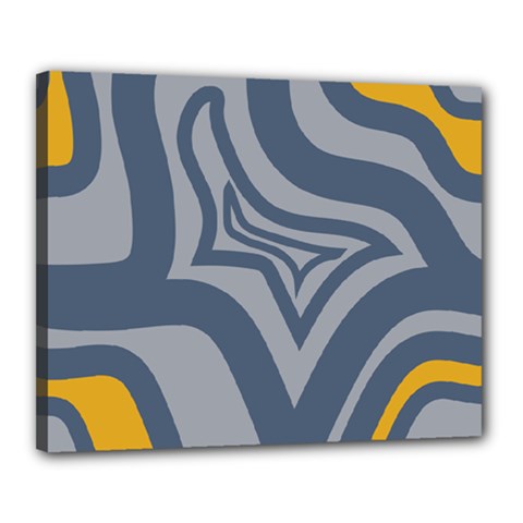 Abstract Pattern Geometric Backgrounds Canvas 20  X 16  (stretched) by Eskimos