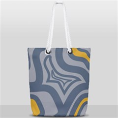 Abstract Pattern Geometric Backgrounds Full Print Rope Handle Tote (small) by Eskimos