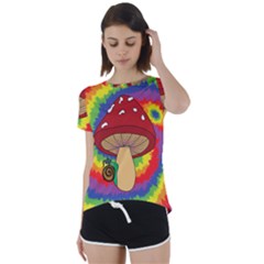Wizard Snail Short Sleeve Foldover Tee by steampunkbabygirl