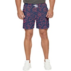 Seamless Space Pattern Men s Runner Shorts by Jancukart