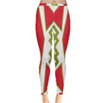 Abstract pattern geometric backgrounds Inside Out Leggings