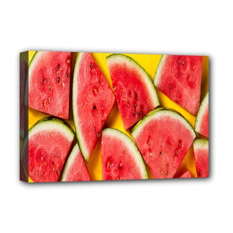 Watermelon Deluxe Canvas 18  X 12  (stretched)