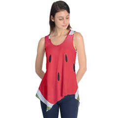 Watermelon Pillow Fluffy Sleeveless Tunic by artworkshop