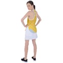 Hexagons Yellow Honeycomb Hive Bee Hive Pattern Racer Back Mesh Tank Top View2