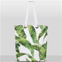 Sheets Tropical Plant Palm Summer Exotic Full Print Rope Handle Tote (Small) View2